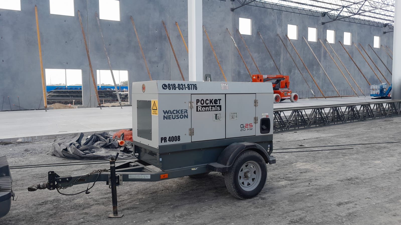 Renta de Generador Eléctrico 20 a 100 KW en Monterrey